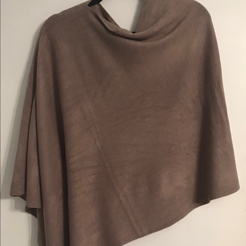 Taupe Poncho